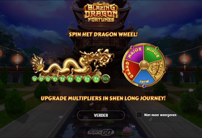 Screenshot 1 van Blazing Dragon Fortunes